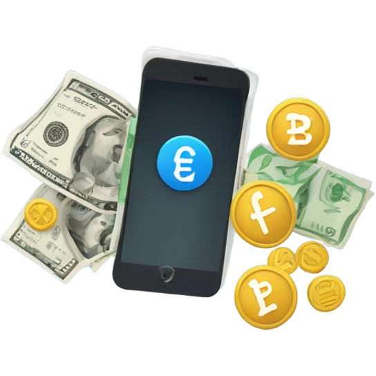 no money bank account app emoji