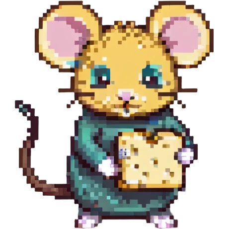mouse with cheese emoji