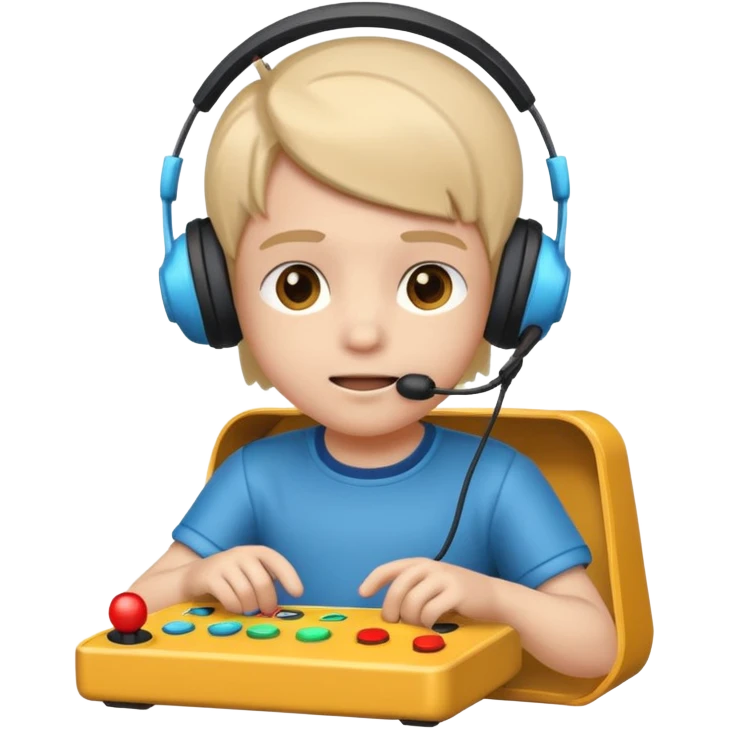 Retro Arcade Kid emoji
