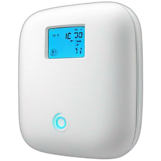 white smart home device emoji