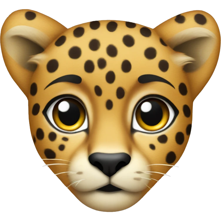 Cheetah print emoji