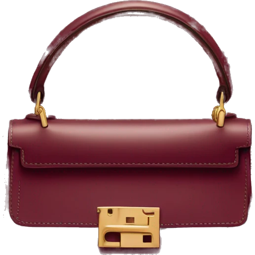 Hermès Mini Kelly bag in burgundy emoji