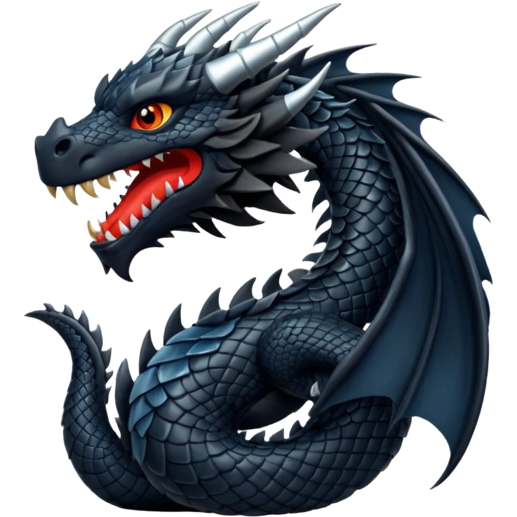 black dragon emoji