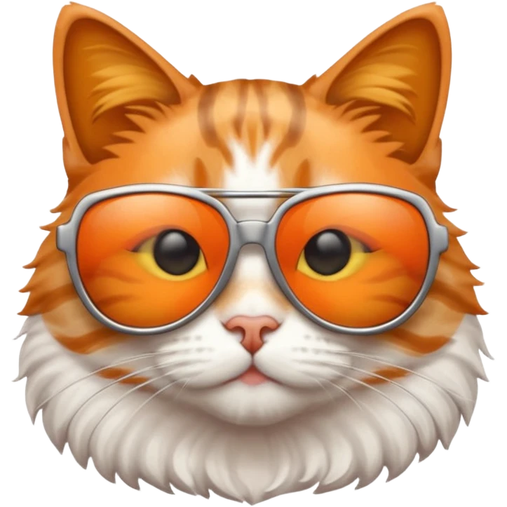 Cat wearing sunglasses emoji