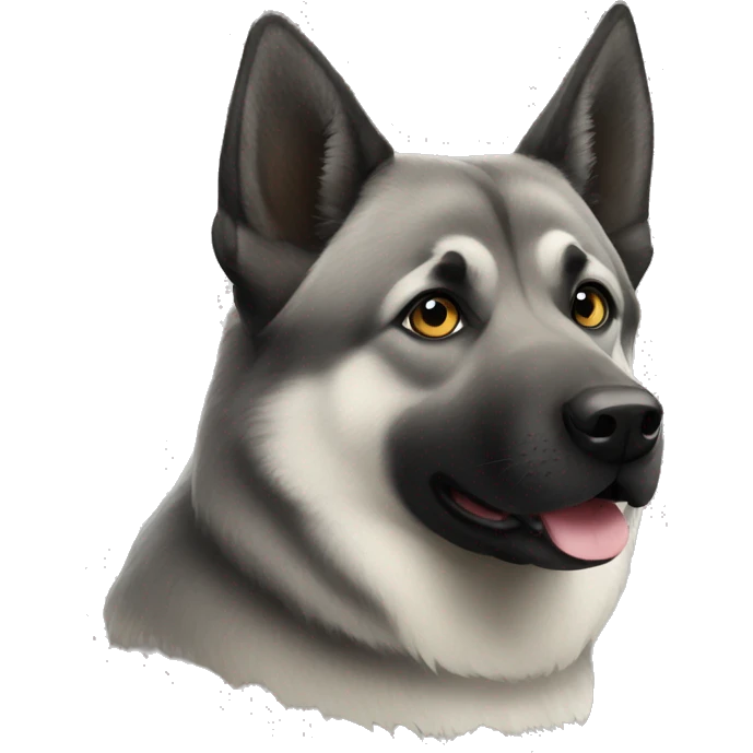 Norwegian Elkhound emoji