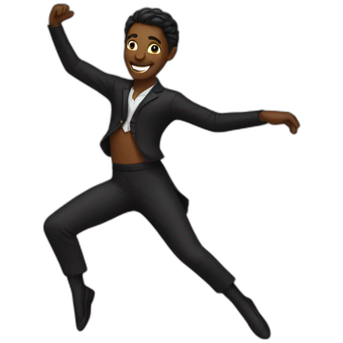 black dancing pegas emoji