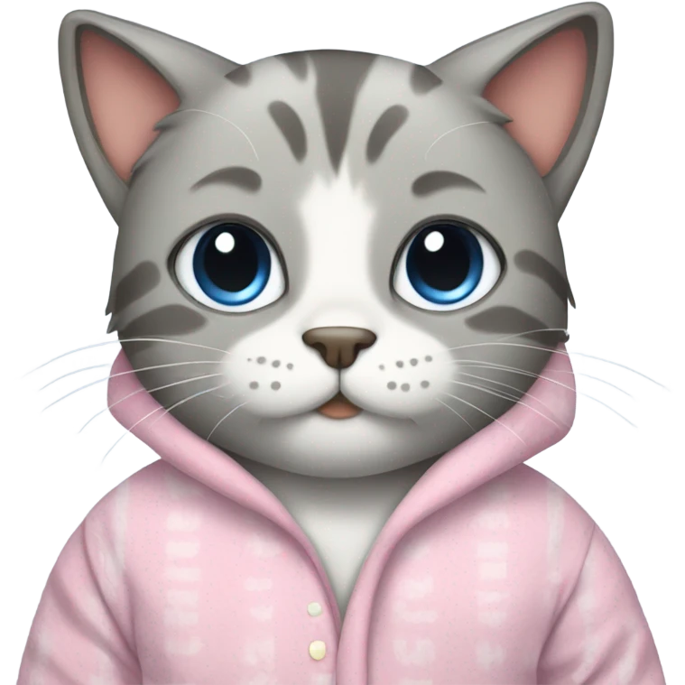 Cat in pjs emoji
