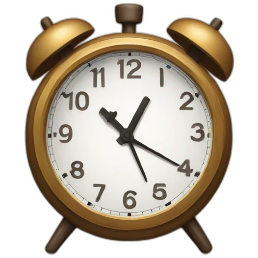 Clock ticking emoji