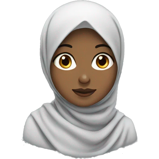 Hijab girl emoji