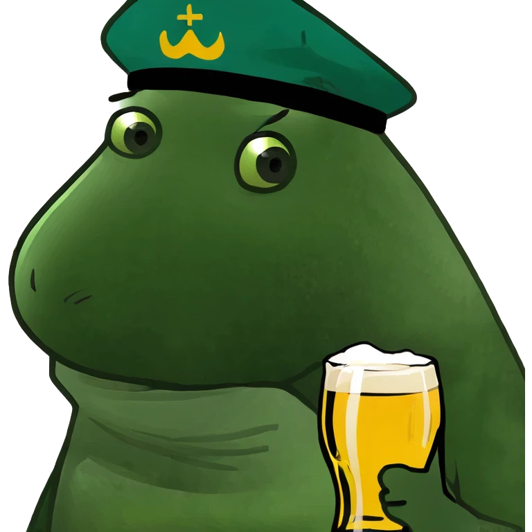 Pêcheur humain avec une bière emoji