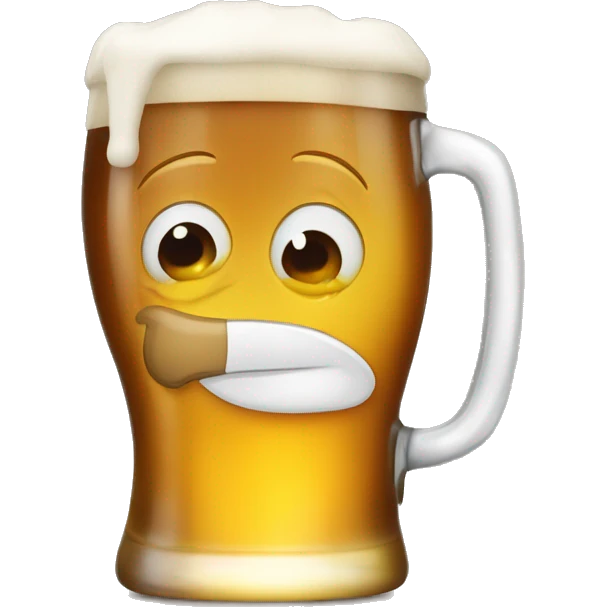 Let’s drink a beer emoji