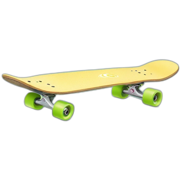 Floating skateboard emoji