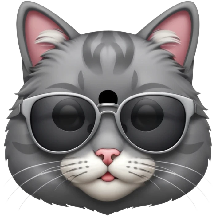Cat wearing sunglasses emoji