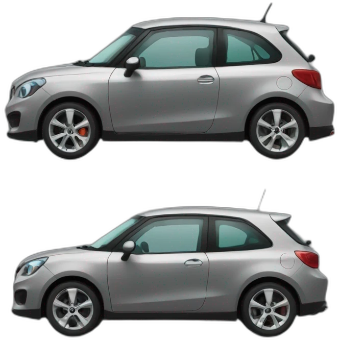 hatchback-car-black emoji