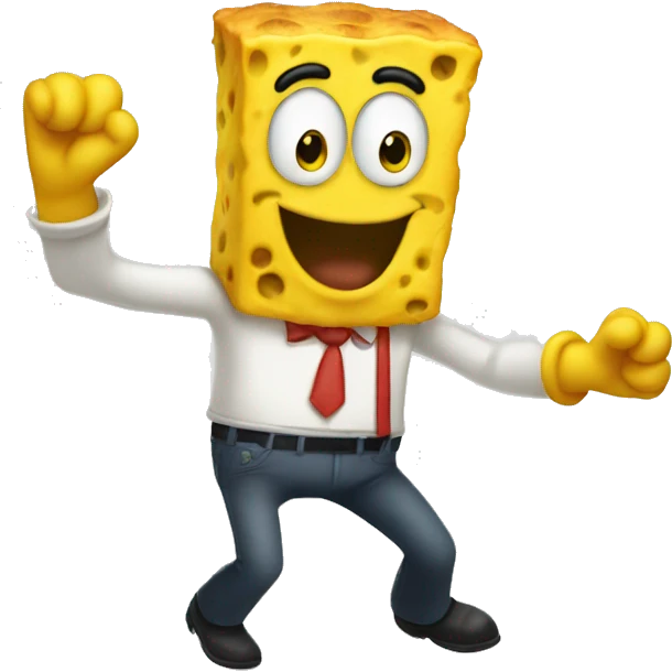 bob esponja bailando emoji