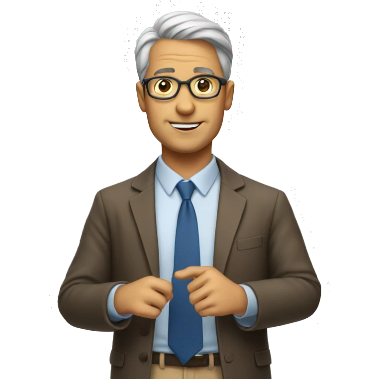 teacher explaining AI emoji