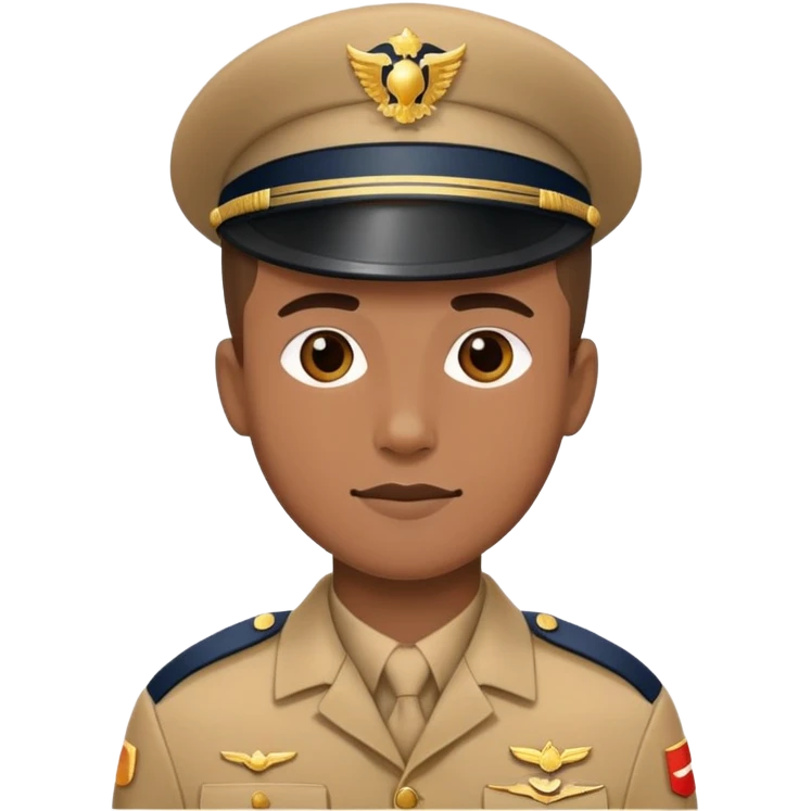service man in uniform emoji