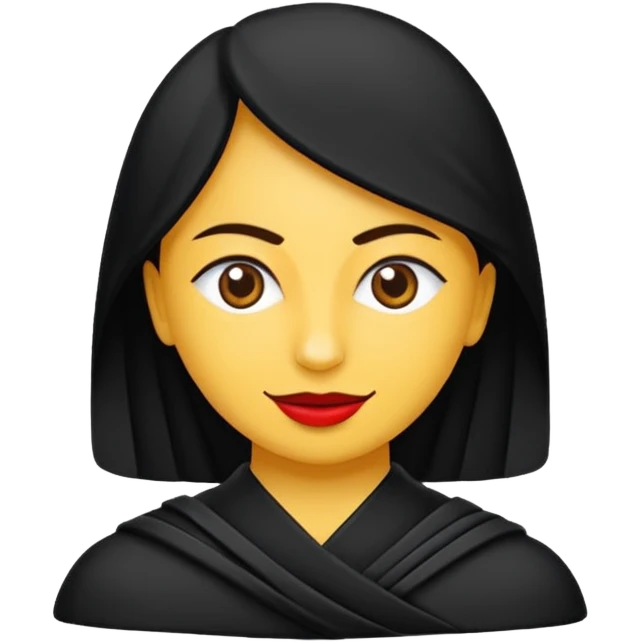 Kara deliğin Olay ufkuna yandan bakan bir emoji emoji