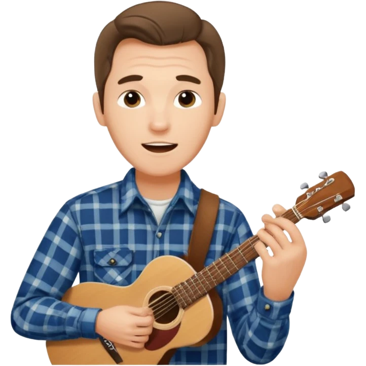 An Alaskan young man named Adrian Rogers in Kasilof Alaska.  Singing and playing classic country songs emoji