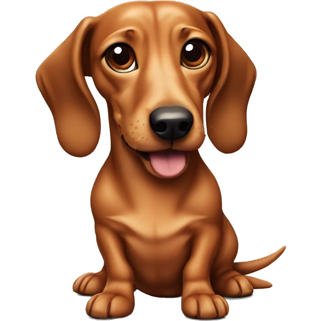 Small Weiner dog emoji
