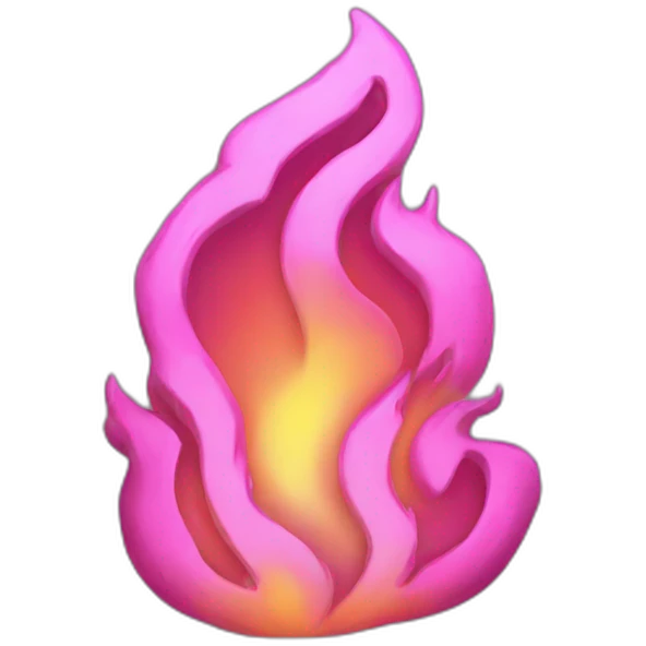 pink fire emoji
