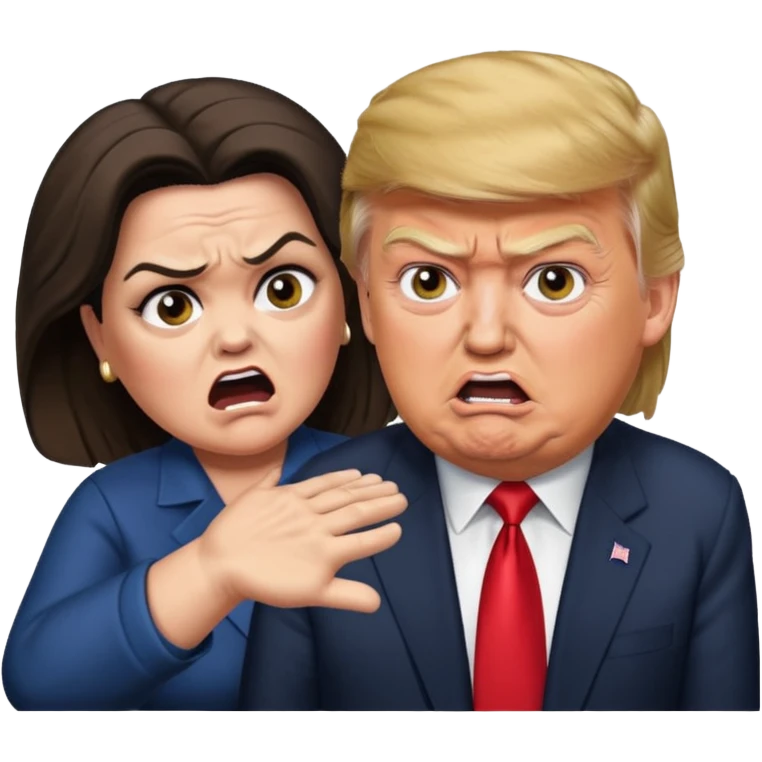 trump slapping Rosie o’donnell  emoji