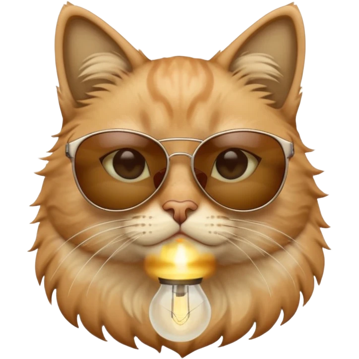 Cat wearing sunglasses emoji