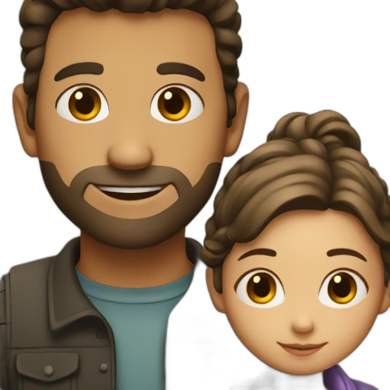 a man with a girl emoji