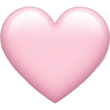 light pink heart emoji emoji