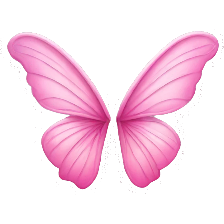 pink fairy wings emoji