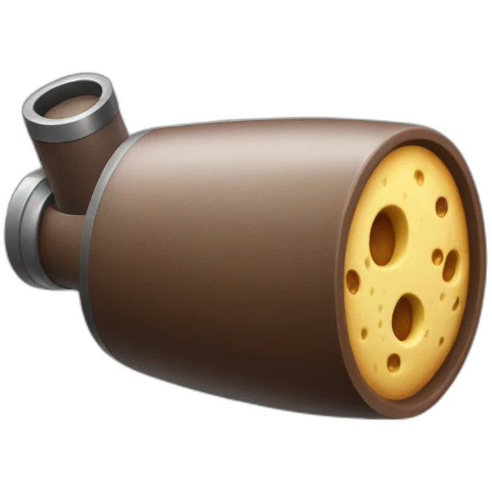 Pudding cannon emoji