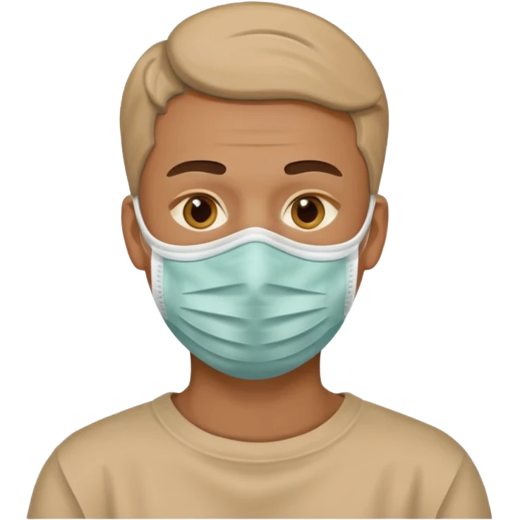 man, Skincare face mask emoji