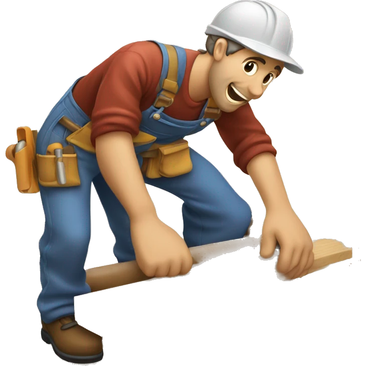 carpenters working with wood emoji