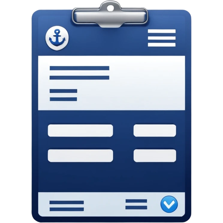 fast invoice generator navy color emoji