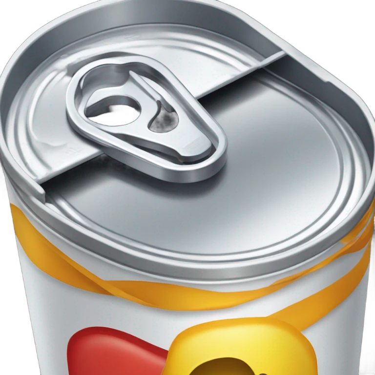 A can opening ￼ emoji
