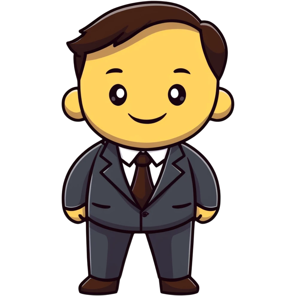 With beautiful suits and in a party emoji