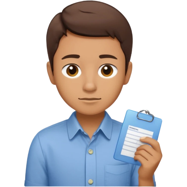i need an image of a man named clyde who provides basic credit reports emoji