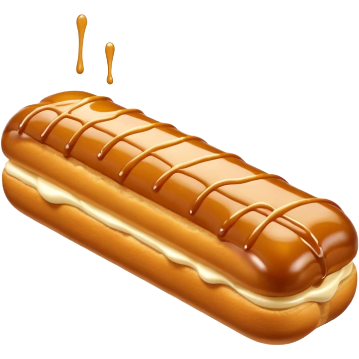 Caramel drizzle éclair























 emoji