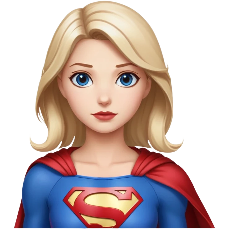 Supergirl from DC comics emoji