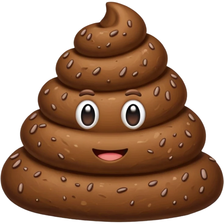 Poop shows a like emoji
