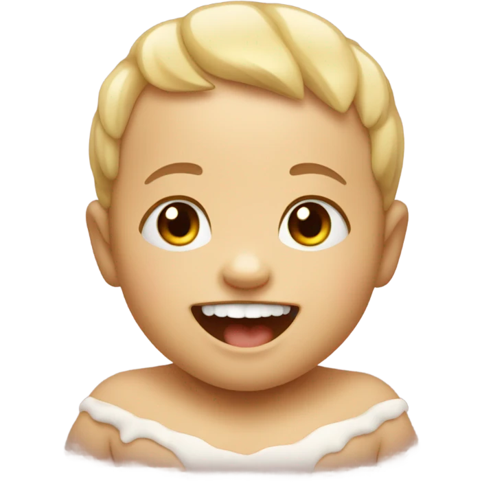 baby with teeth  emoji