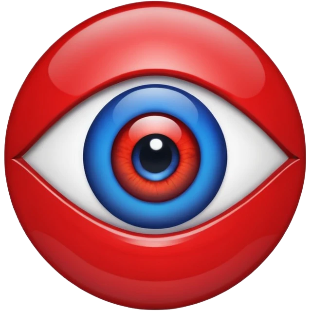 evil eye symbol red emoji