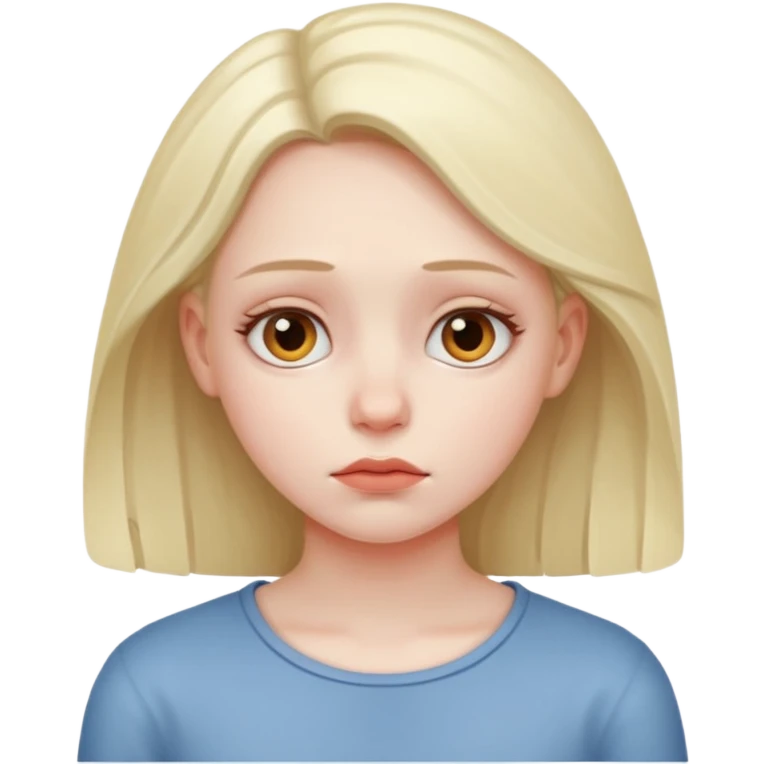 Girl thinking  emoji