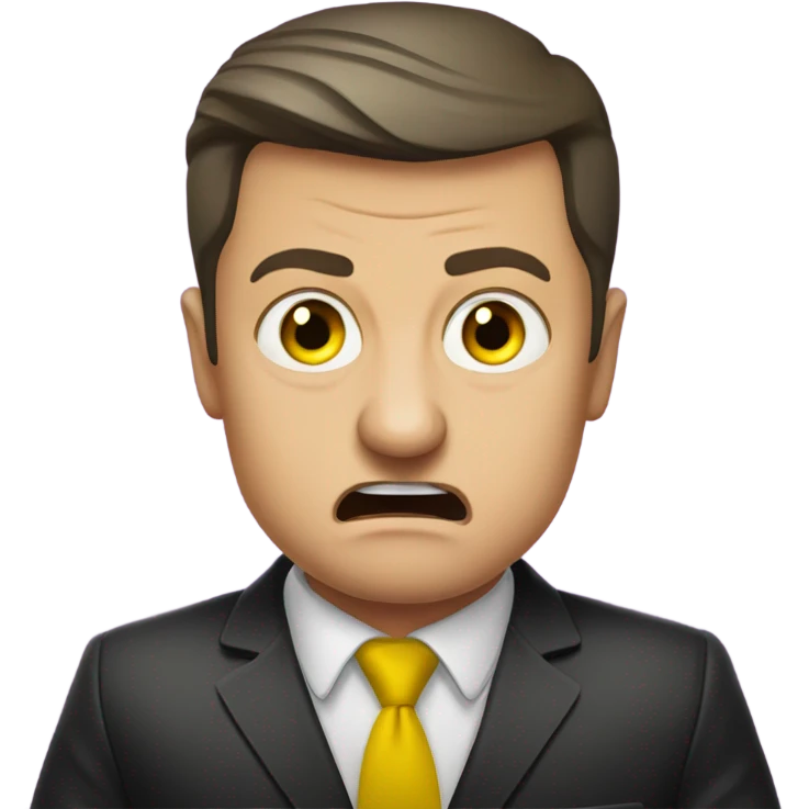 vladimir zelensky angry emoji