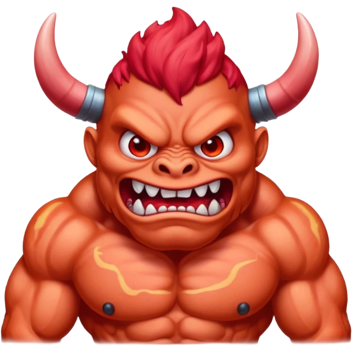 A monster that could destroy 1000 universe in 1 second and very buff  emoji