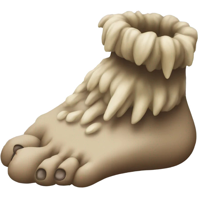 Foot monster  emoji