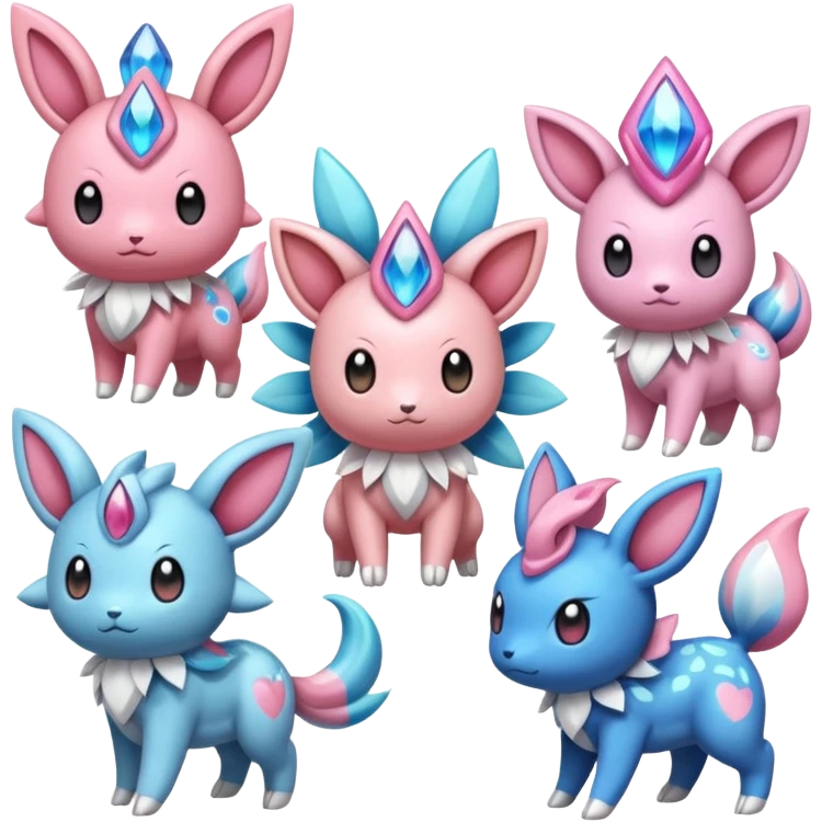 Clefairy-Meloetta-Sylveon-Dialga-Suicune-fusion emoji