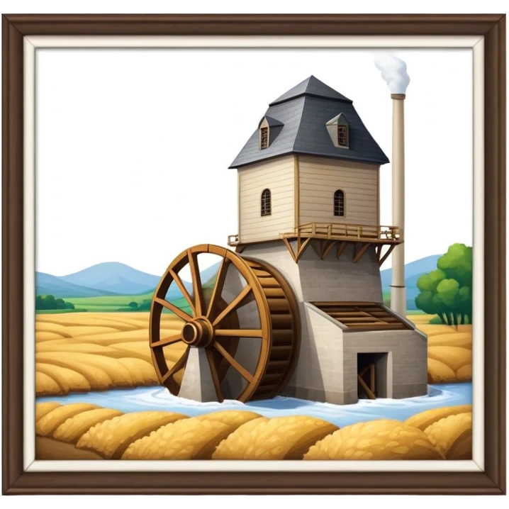 Old classic flour mill emoji