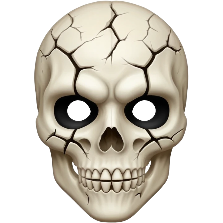 Scary bones Mask emoji