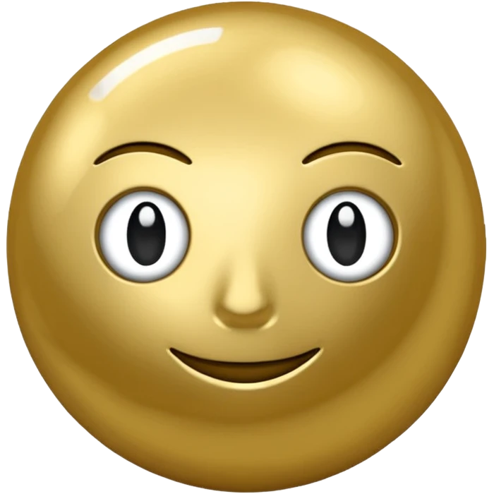 Globus in Gold emoji